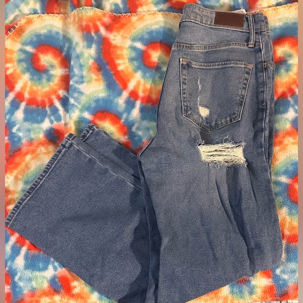 Holister High-rise dad jean size: 9S